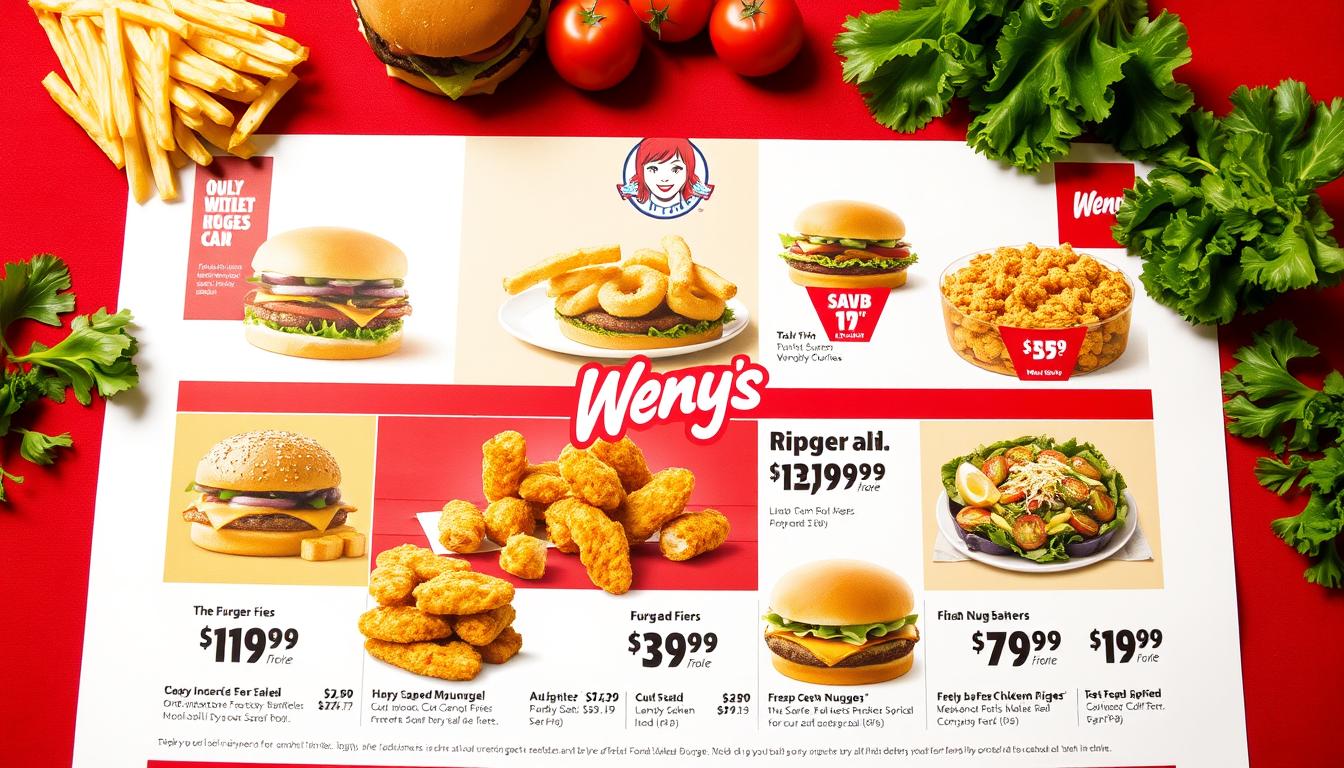 Wendy's Menu with Prices Full Overview